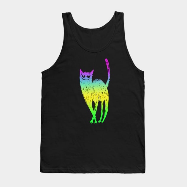 angry cat Tank Top by sandyland